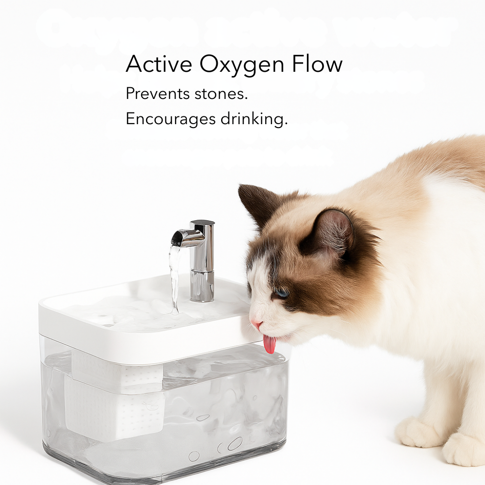 PurrFlow™ Pro – Smart Pet Water Fountain