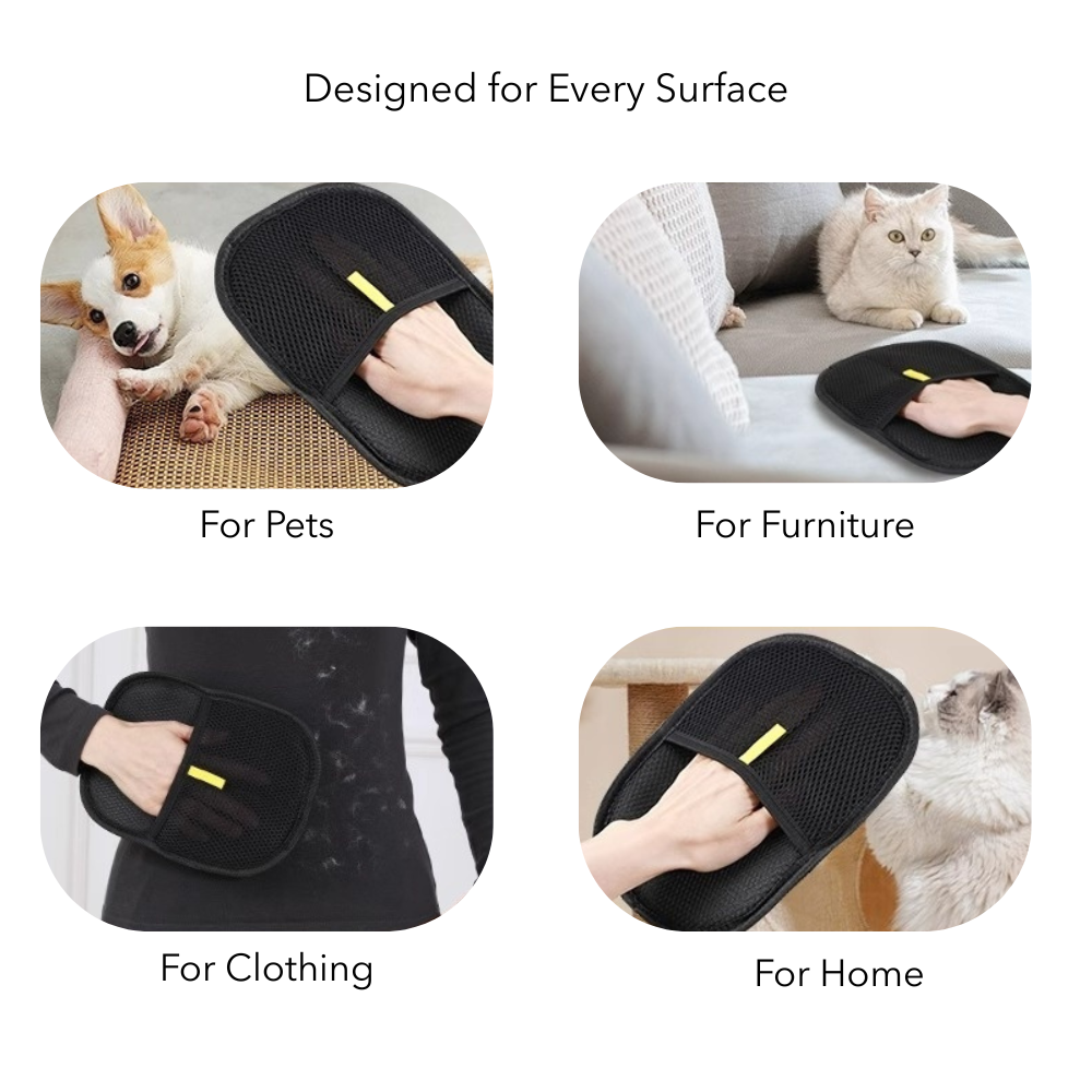 FurEase™ Pro – Gentle Grooming Glove