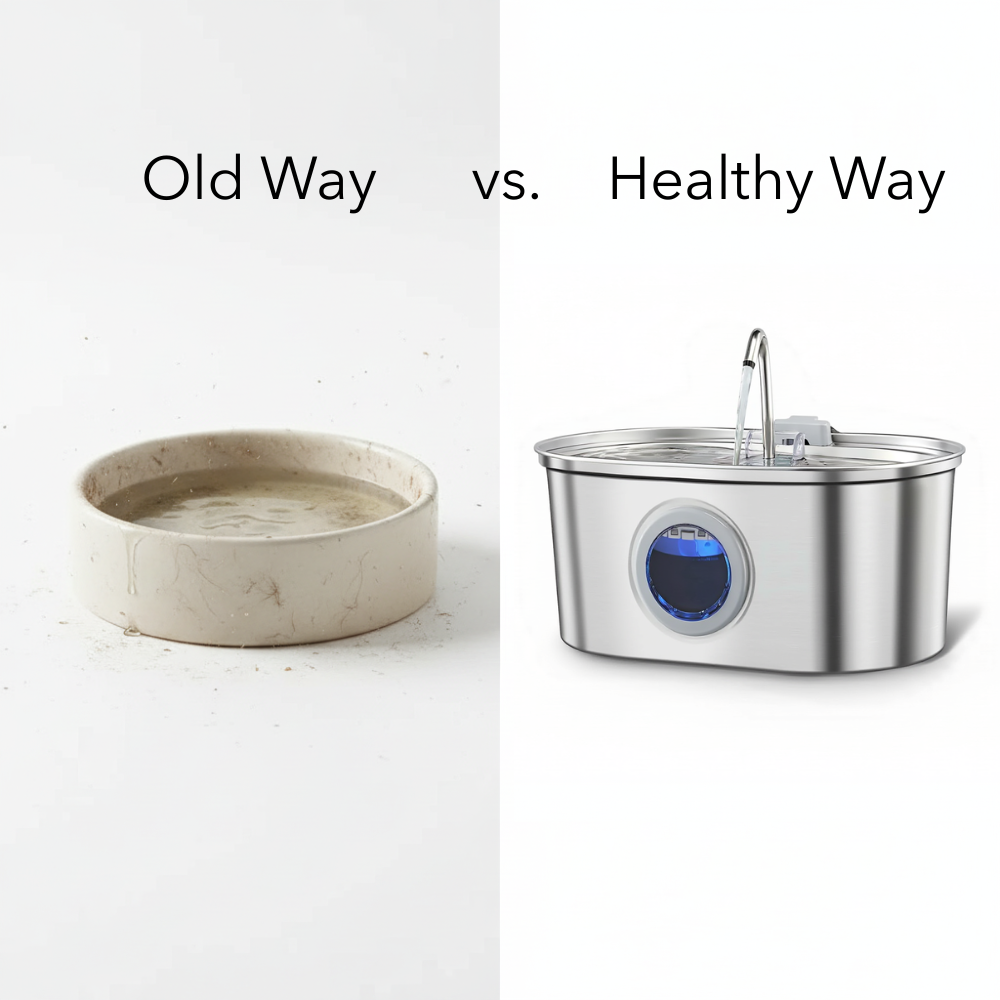 PurrFlow™ Pro - Smart Pet Water Fountain