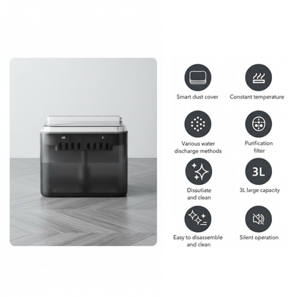 PurrFlow™ Pro - Smart Pet Water Fountain